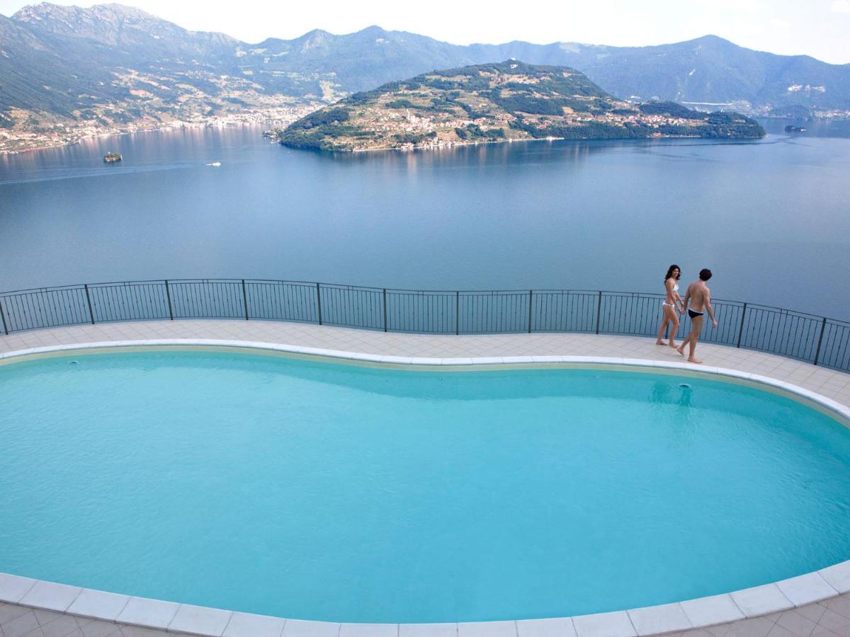 Cherubino - Stunning Lake View With Swimming Pool Parzanica Экстерьер фото